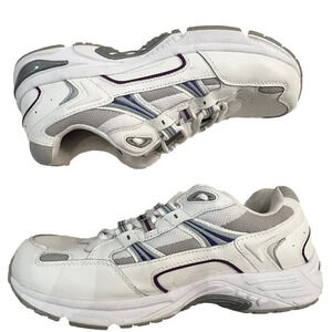 Vionic Women’s Walker Sneakers Size 11 Wide Athletic Orthotic White Purple